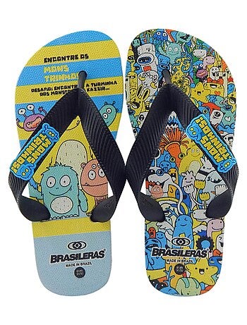 Chancla de playa de niños Brasileras suela de goma