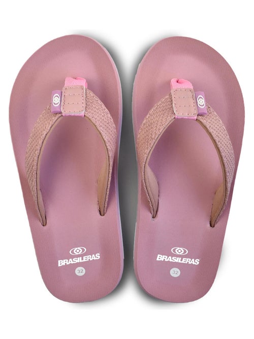 Chancla de playa unisex Brasileras suela de goma - Kiabi