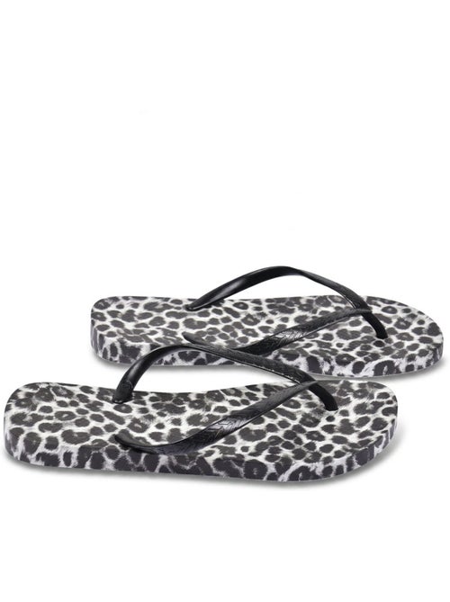 Chancla estampado leopardo caucho OZABI - Kiabi Chancla estampado leopardo caucho OZABI - Kiabi