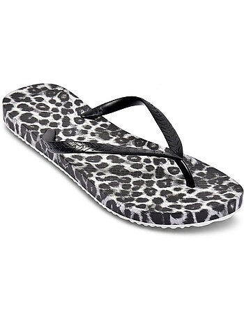 Chancla Estampado Leopardo Goma 2 Colores OZABI