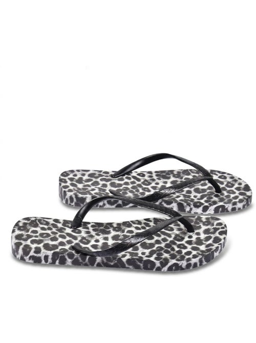 Chancla Estampado Leopardo Goma 2 Colores OZABI - Kiabi