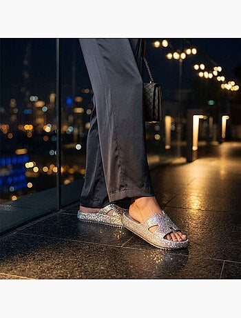 Chancla Glitter H-Strap EVA 6 Colores OZABI