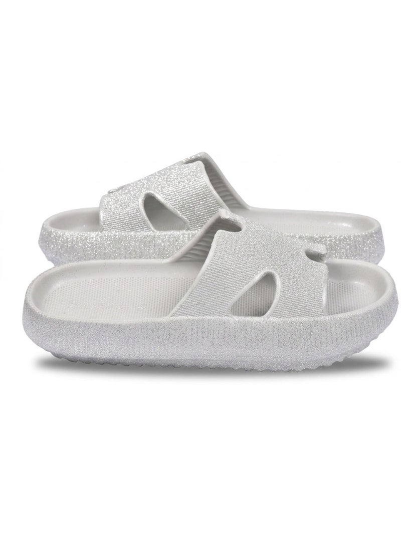 Chancla Glitter H-Strap EVA 6 Colores OZABI Gris - Kiabi