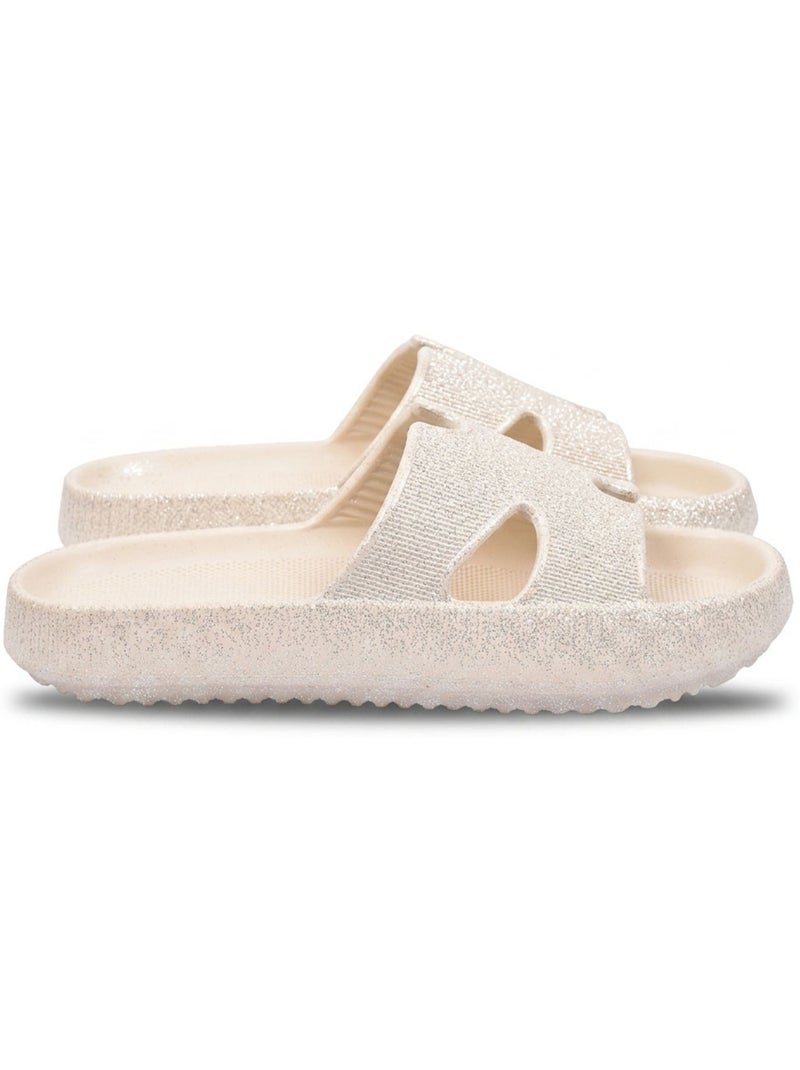 Chancla Glitter H-Strap EVA Niño OZABI 6 Colores Beige - Kiabi