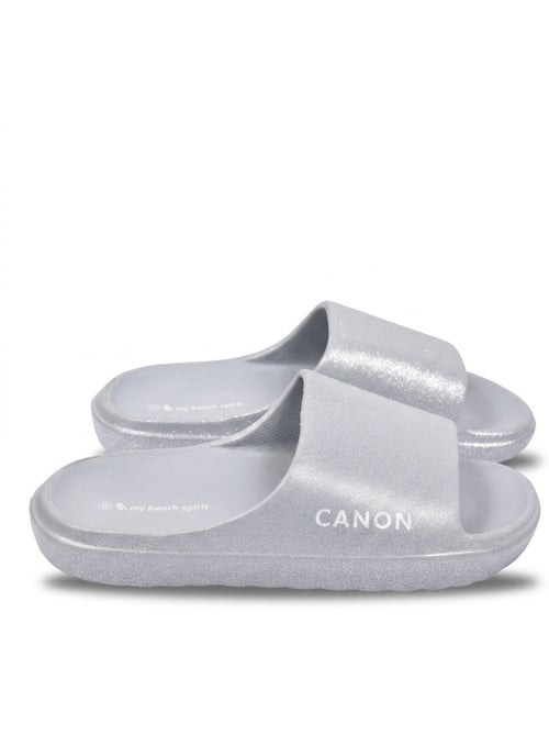 Chancla Glitter Mensaje Humor 5 Colores OZABI - Kiabi Chancla Glitter Mensaje Humor 5 Colores OZABI - Kiabi
