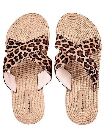 Chancla Mujer LEOPARDO