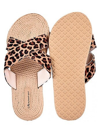 Chancla Mujer LEOPARDO