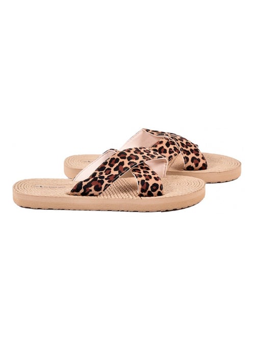 Chancla Mujer LEOPARDO - Kiabi