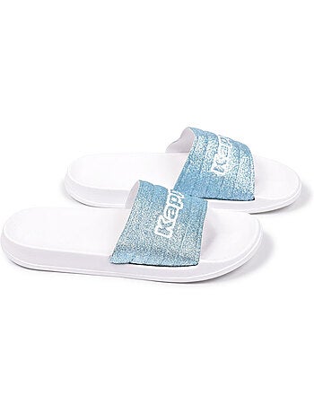 Chancla Mujer Piscina Brillo Leopardo KAPPA