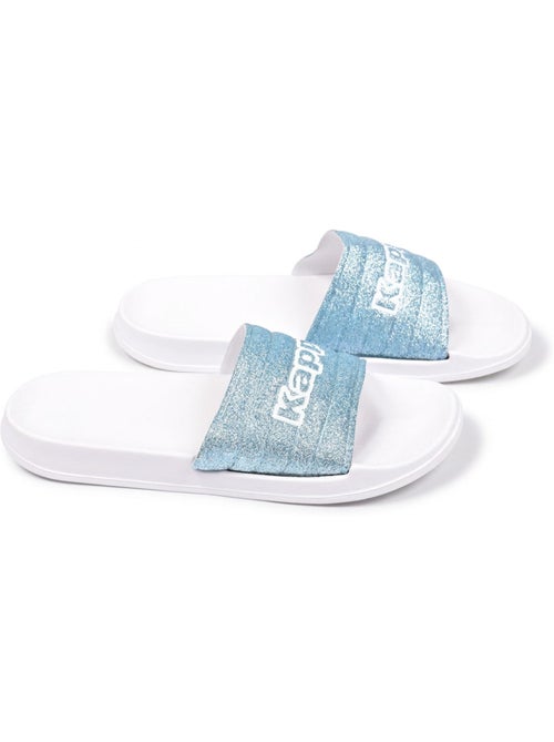 Chancla Mujer Piscina Brillo Leopardo KAPPA - Kiabi Chancla Mujer Piscina Brillo Leopardo KAPPA - Kiabi