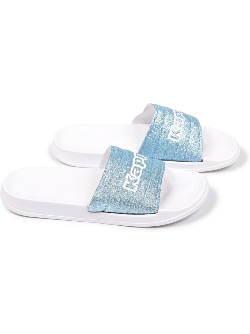 Chancla Mujer Piscina Brillo Leopardo KAPPA Azul - Kiabi