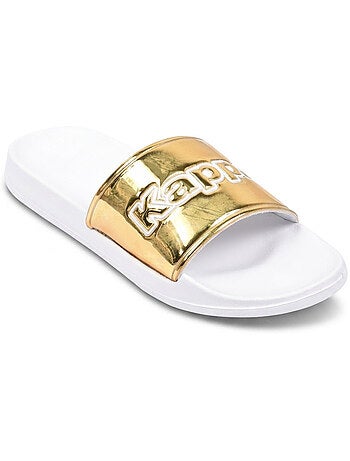 Chancla Mujer Piscina Brillo Leopardo KAPPA