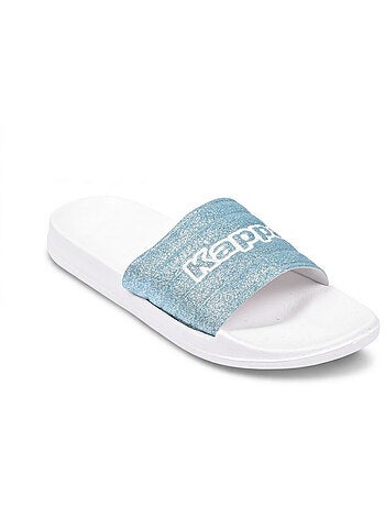 Chancla Mujer Piscina Glitter Brillante Leopardo KAPPA