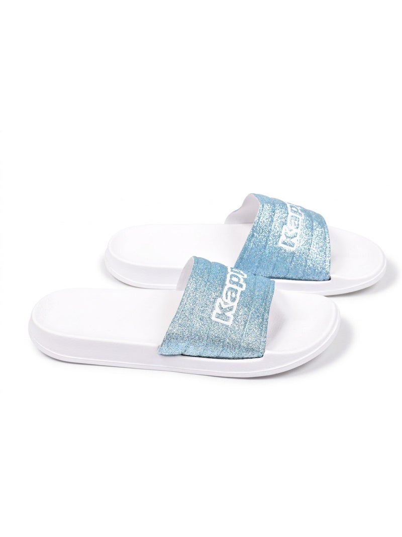 Chancla Mujer Piscina Glitter Brillante Leopardo KAPPA Azul - Kiabi