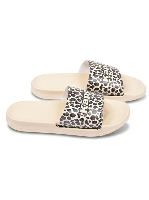 Chancla Mujer Piscina Glitter Brillante Leopardo KAPPA - Kiabi Chancla Mujer Piscina Glitter Brillante Leopardo KAPPA - Kiabi