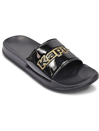 Chancla Mujer Piscina Glitter Brillante Leopardo KAPPA