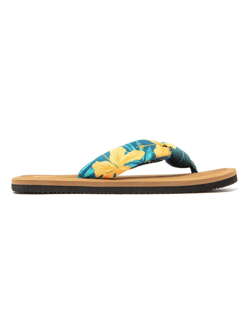 Chanclas Brasileras de Mujer con suela de goma Antideslizante Naranja - Kiabi