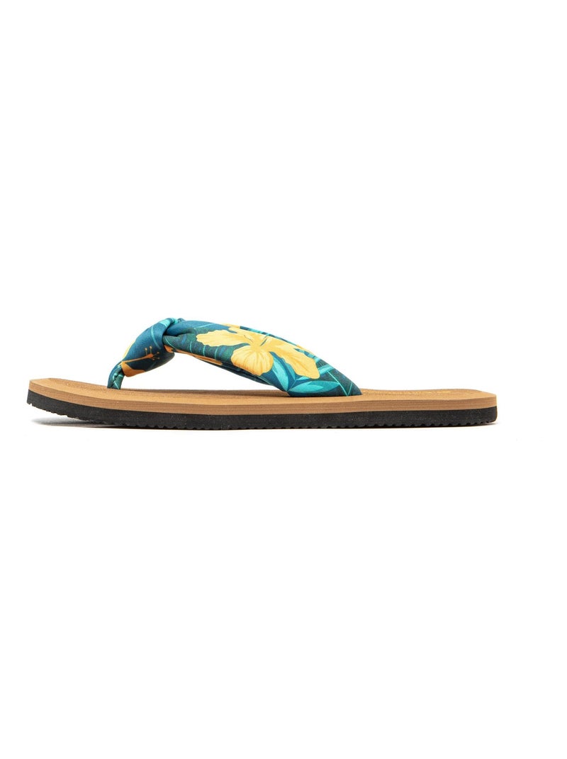Chanclas Brasileras de Mujer con suela de goma Antideslizante Naranja - Kiabi