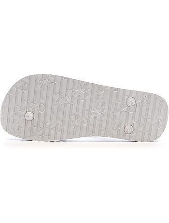Chanclas calvin klein jeans para mujer tpu metalizadas