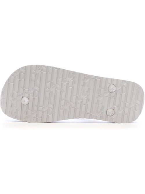Chanclas calvin klein jeans de mujer con tiras metalizadas - Kiabi Chanclas calvin klein jeans de mujer con tiras metalizadas - Kiabi