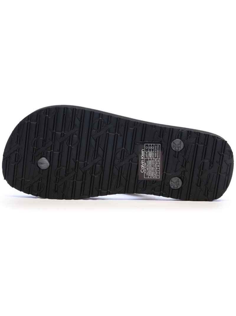 Chanclas Calvin Klein Jeans para Mujer con Detalles Metálicos Negro - Kiabi