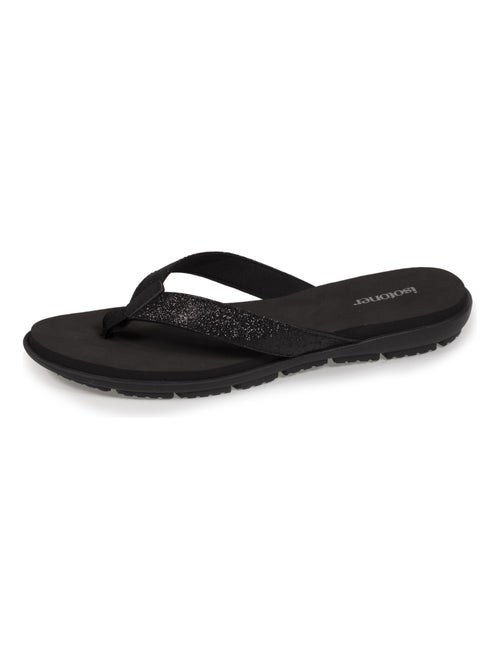 Chanclas cómoda y detallada con parte superior de lentejuelas  Isotoner - Kiabi