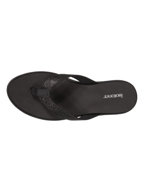 Chanclas cómoda y detallada con parte superior de lentejuelas  Isotoner - Kiabi