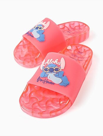 Chanclas con estampado de Stitch