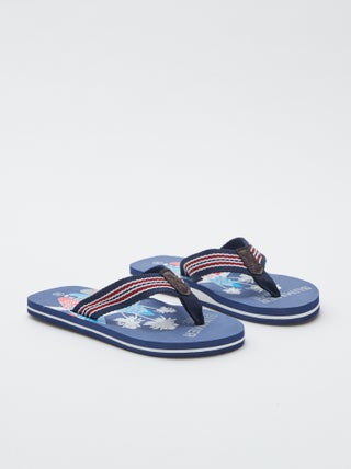 Chanclas con estampado de surf 'My beach spirit'
