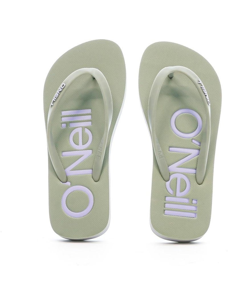 Chanclas con Logo O'Neill para Niña Verde caqui claro - Kiabi