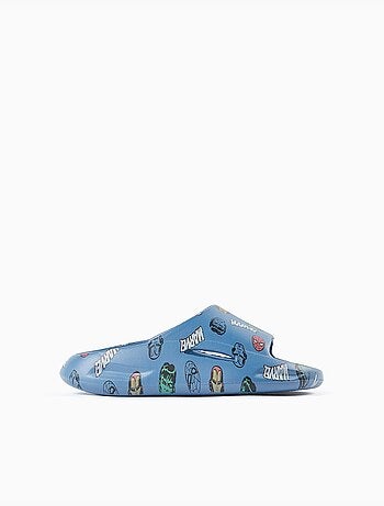 Chanclas con motivo de Marvel y suela antideslizante