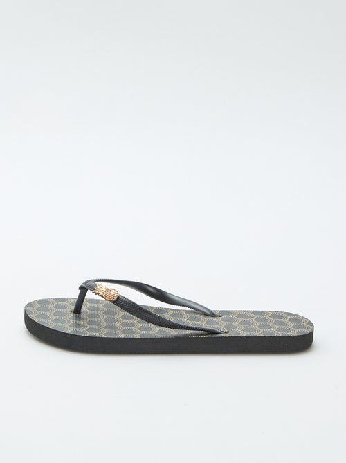 Chanclas con suelas estampadas - Kiabi