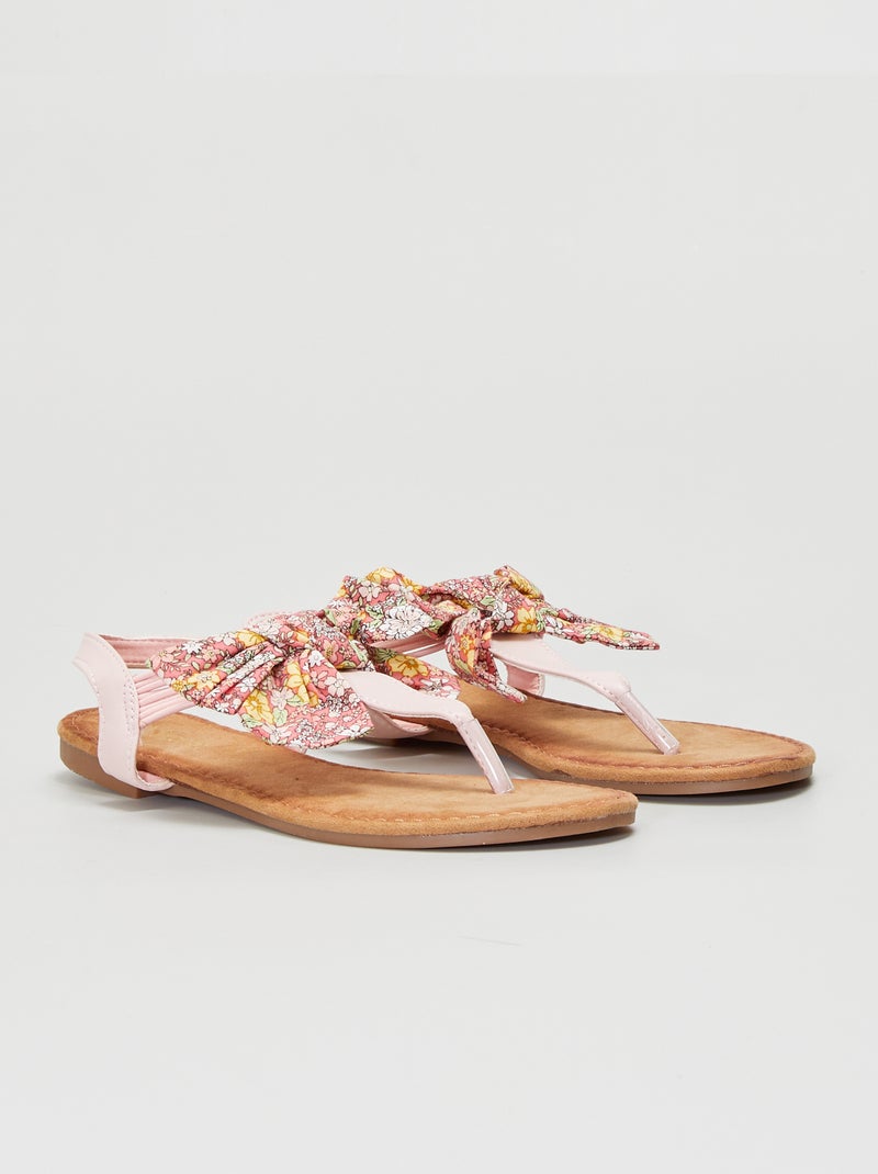 Chanclas con tira de sujeción ROSA - Kiabi