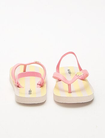 Chanclas con tira trasera