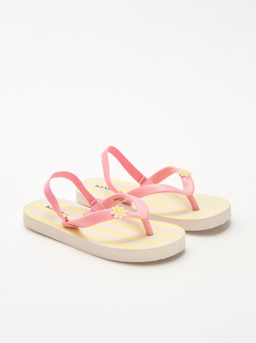 Chanclas con tira trasera - Kiabi