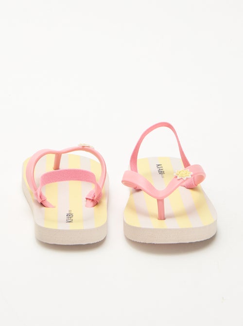 Chanclas con tira trasera - Kiabi