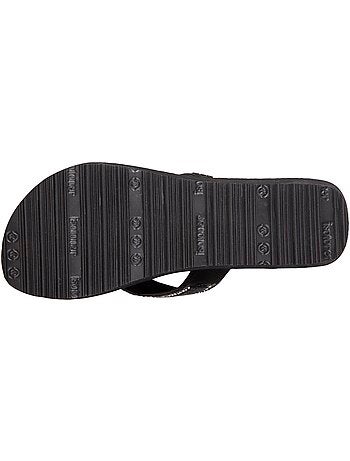 Chanclas Tacón de 4 cm, suela cómoda y ligera, sandalia de playa, sandalia de Isotoner