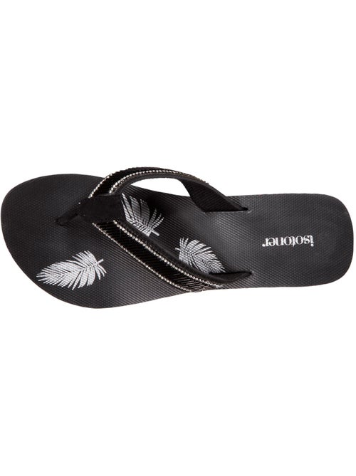 Chanclas con un tacón cómodo y ligero de 4 cm  Isotoner - Kiabi