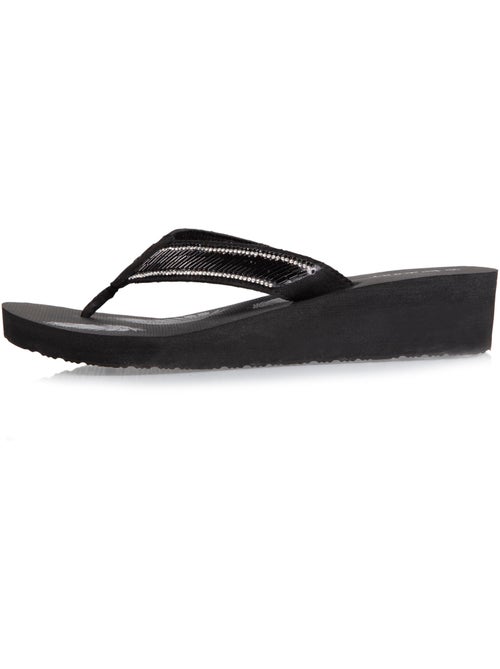Chanclas con un tacón cómodo y ligero de 4 cm  Isotoner - Kiabi
