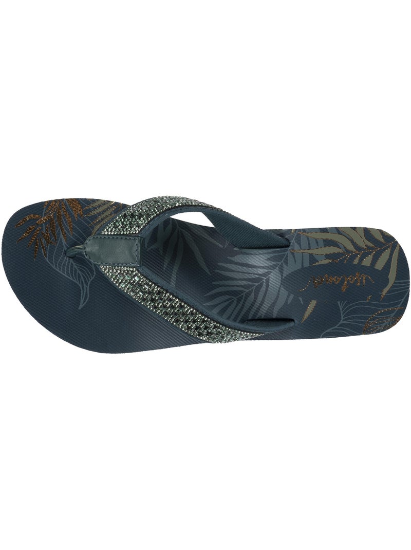 Chanclas con un tacón cómodo y ligero de 4 cm  Isotoner Verde claro - Kiabi
