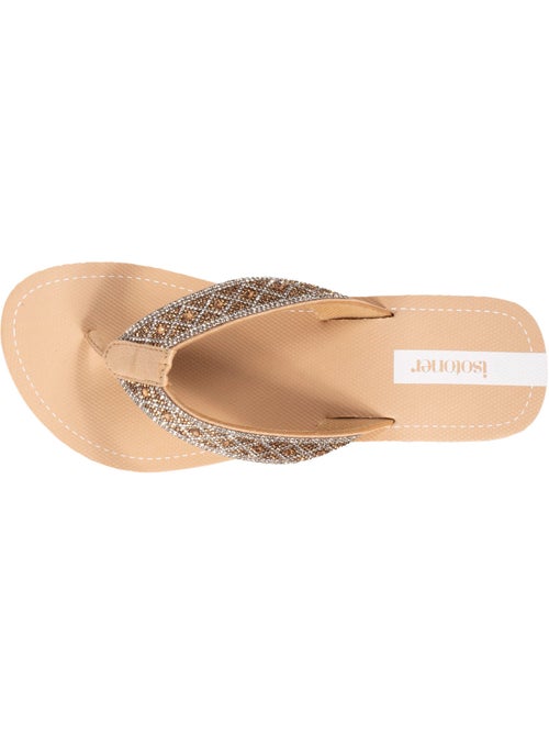 Chanclas con un tacón ultracómodo de 4 cm isotoner - Kiabi Chanclas con un tacón ultracómodo de 4 cm isotoner - Kiabi