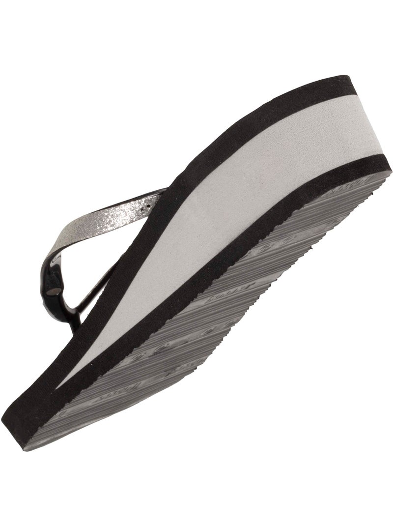 Chanclas con un tacón ultracómodo de 4 cm  isotoner Negro - Kiabi