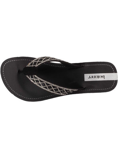 Chanclas con un tacón ultracómodo de 4 cm isotoner - Kiabi Chanclas con un tacón ultracómodo de 4 cm isotoner - Kiabi