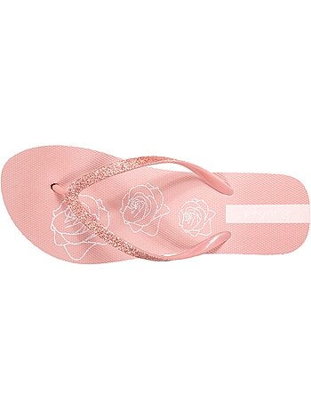 Chanclas con un tacón ultracómodo de 4 cm isotoner