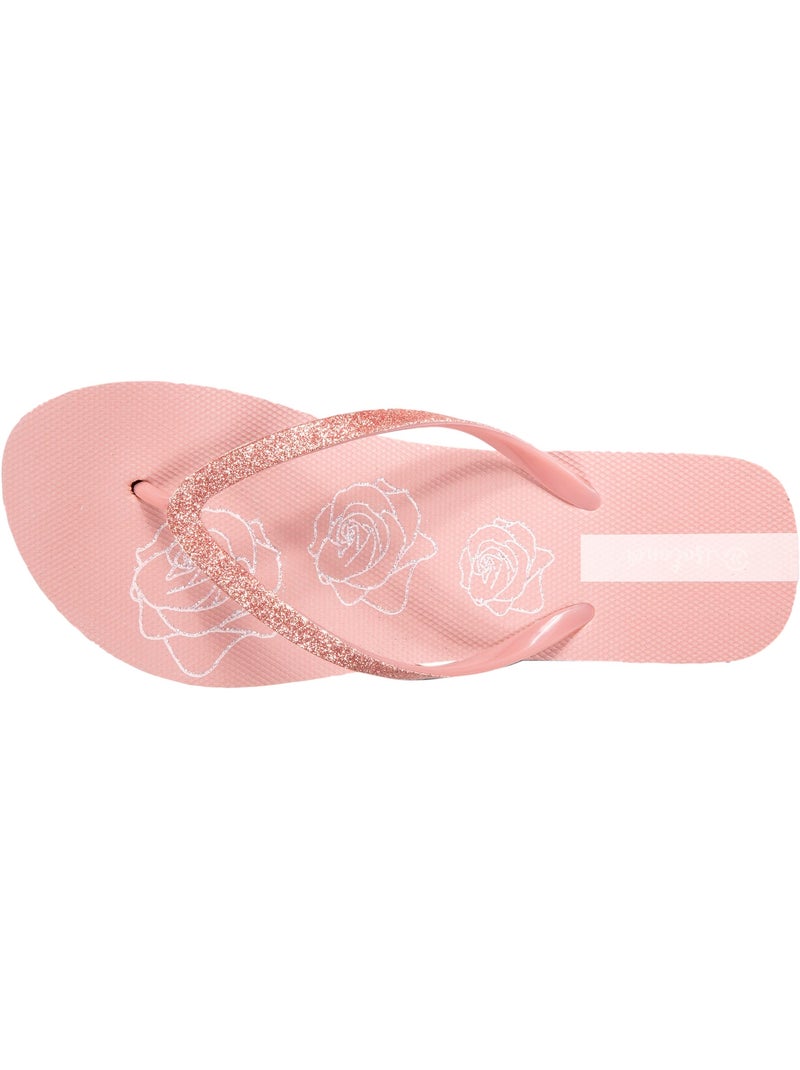 Chanclas con un tacón ultracómodo de 4 cm  isotoner Rosa - Kiabi