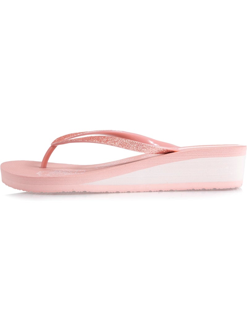 Chanclas con un tacón ultracómodo de 4 cm  isotoner Rosa - Kiabi