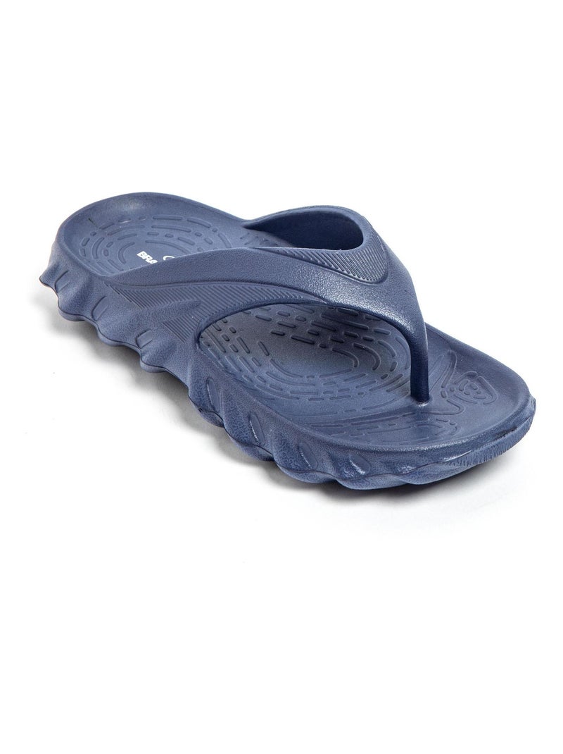 Chanclas de Baño de Hombre con suela de goma Azul oscuro - Kiabi