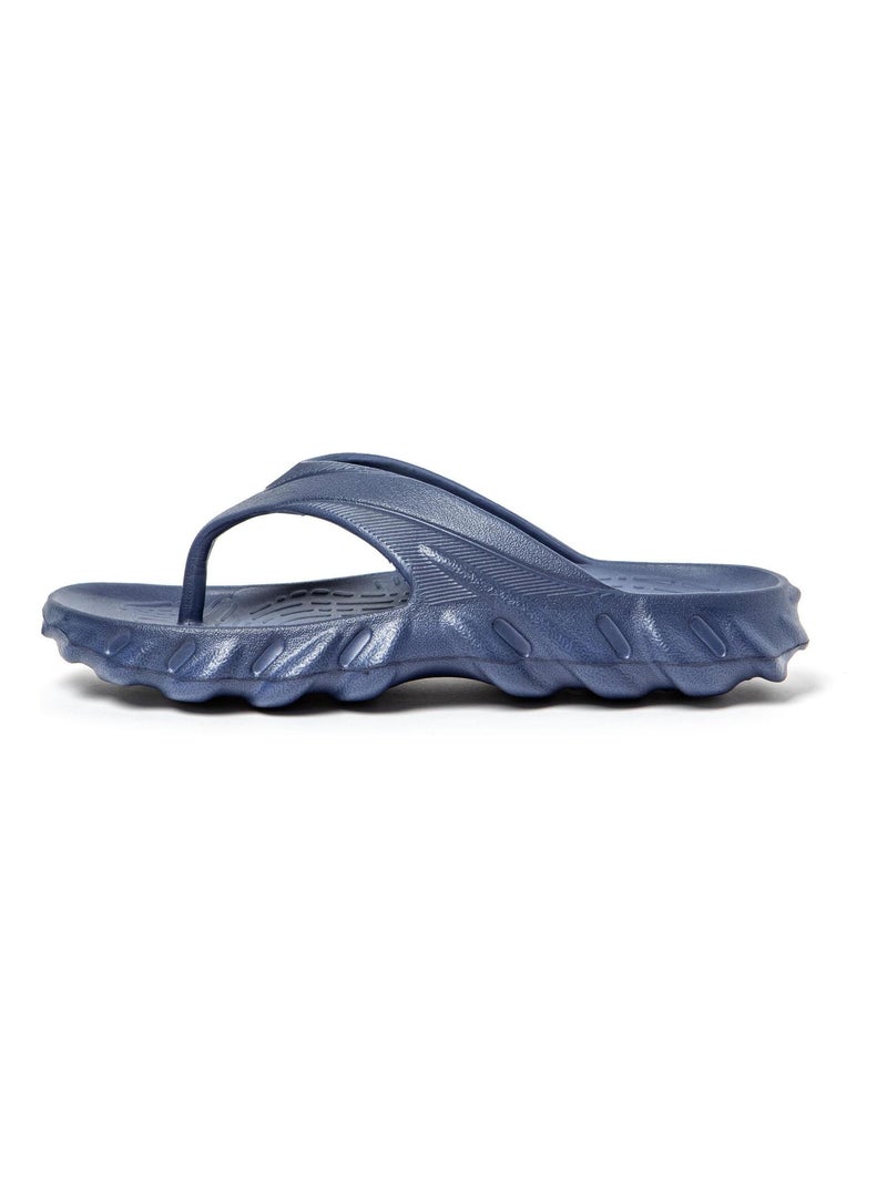 Chanclas de Baño de Hombre con suela de goma Azul oscuro - Kiabi