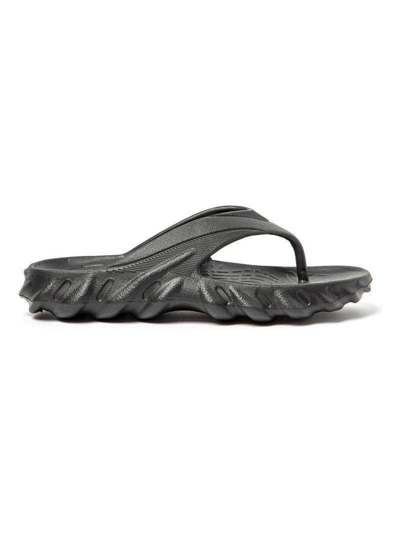 Chanclas de Baño de Hombre con suela de goma Negro - Kiabi