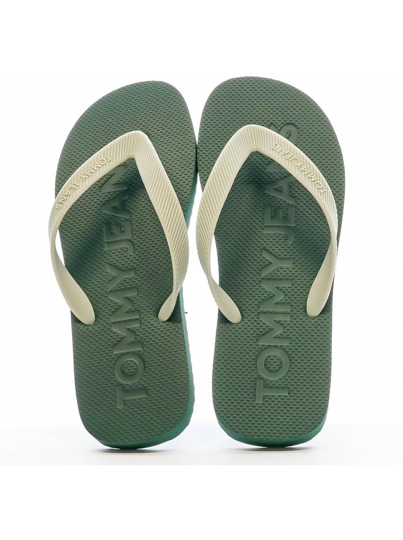 Chanclas de Hombre Tommy Hilfiger Verde - Kiabi